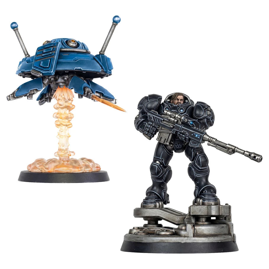 StarCraft Tabletop Miniatures Game - Terran - Jim Raynor Hero Expansion Set