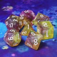 Golden Faith Dice Set