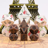 Copper - 7ct Metal Mini Dice Set