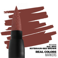 AK Interactive - Real Colors Markers - RAL 8012 Rotbraun-Red Brown