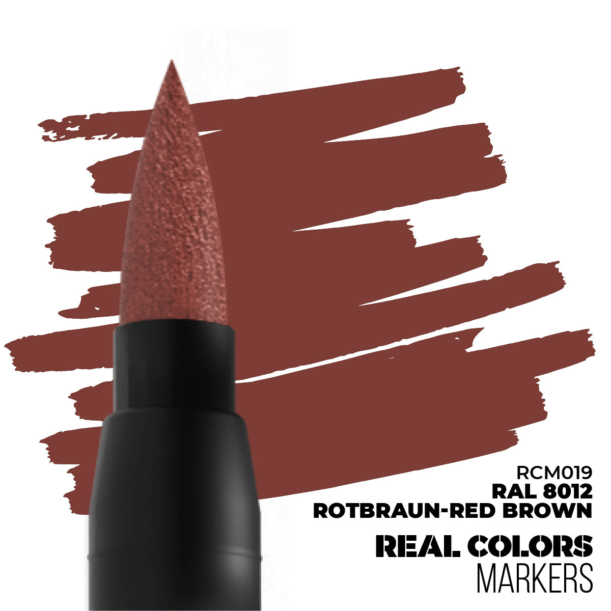 AK Interactive - Real Colors Markers - RAL 8012 Rotbraun-Red Brown