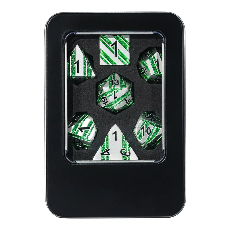 Soda Rainbow - Metal 7ct Dice Set