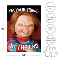 Child's Play Chucky Coffin Box 500-Piece Jigsaw Puzzle