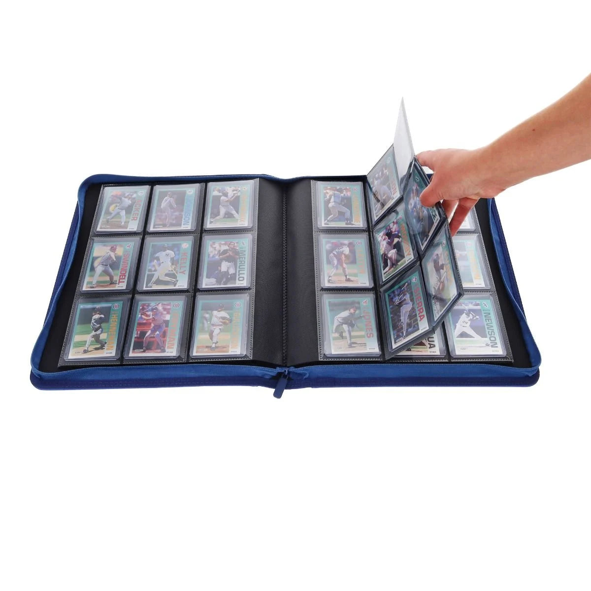 BCW - Z-Folio 9-Pocket LX Album - Toploaders - Blue