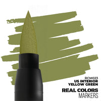 AK Interactive - Real Colors Markers - US Interior Yellow Green