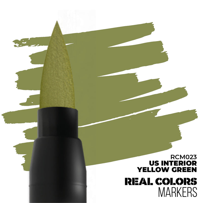 AK Interactive - Real Colors Markers - US Interior Yellow Green
