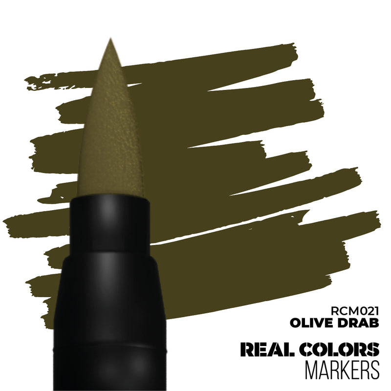 AK Interactive - Real Colors Markers - Olive Drab
