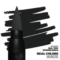 AK Interactive - Real Colors Markers - RAL 7021 Dunkelgrau