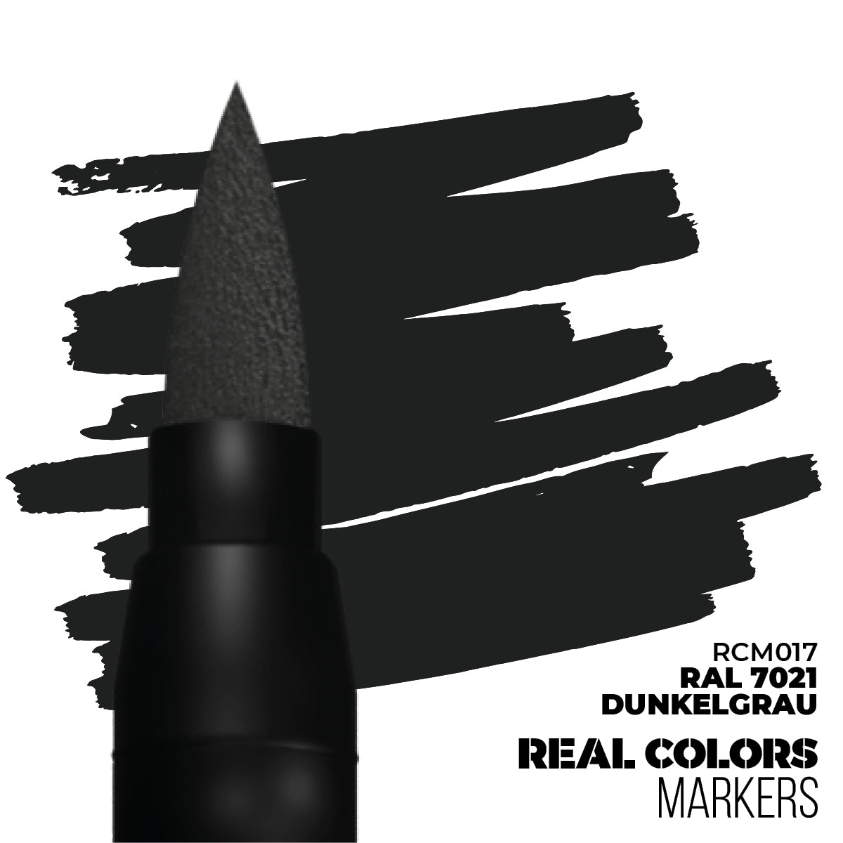 AK Interactive - Real Colors Markers - RAL 7021 Dunkelgrau