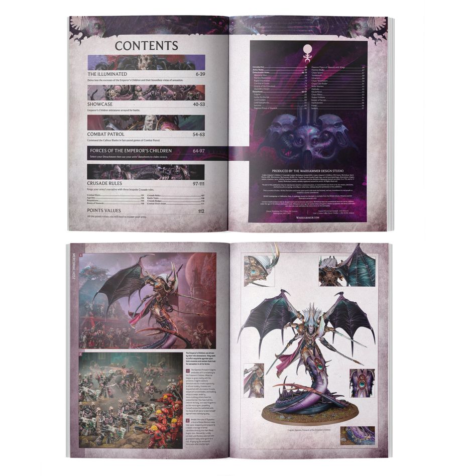Warhammer - Champions of Slaanesh – Emperor's Children Codex