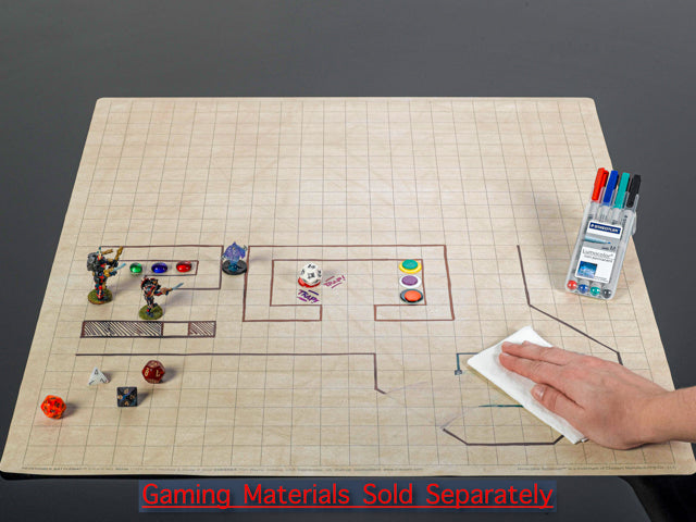 Chessex - Reversible Battlemat 1" Squares & 1" Hexes