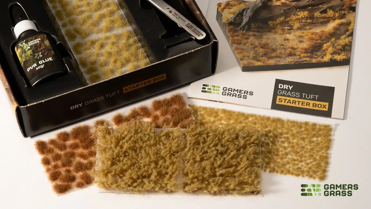Gamer Grass - Dry Grass Tuft Starter Box
