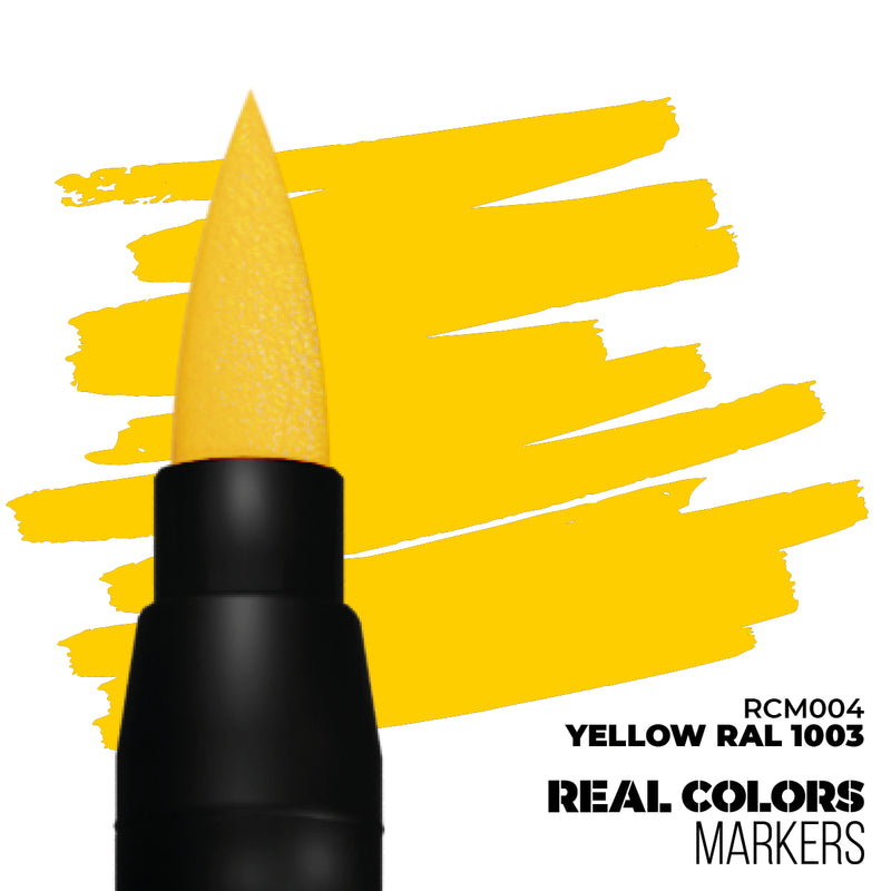 AK Interactive - Real Colors Markers - Yellow RAL 1003