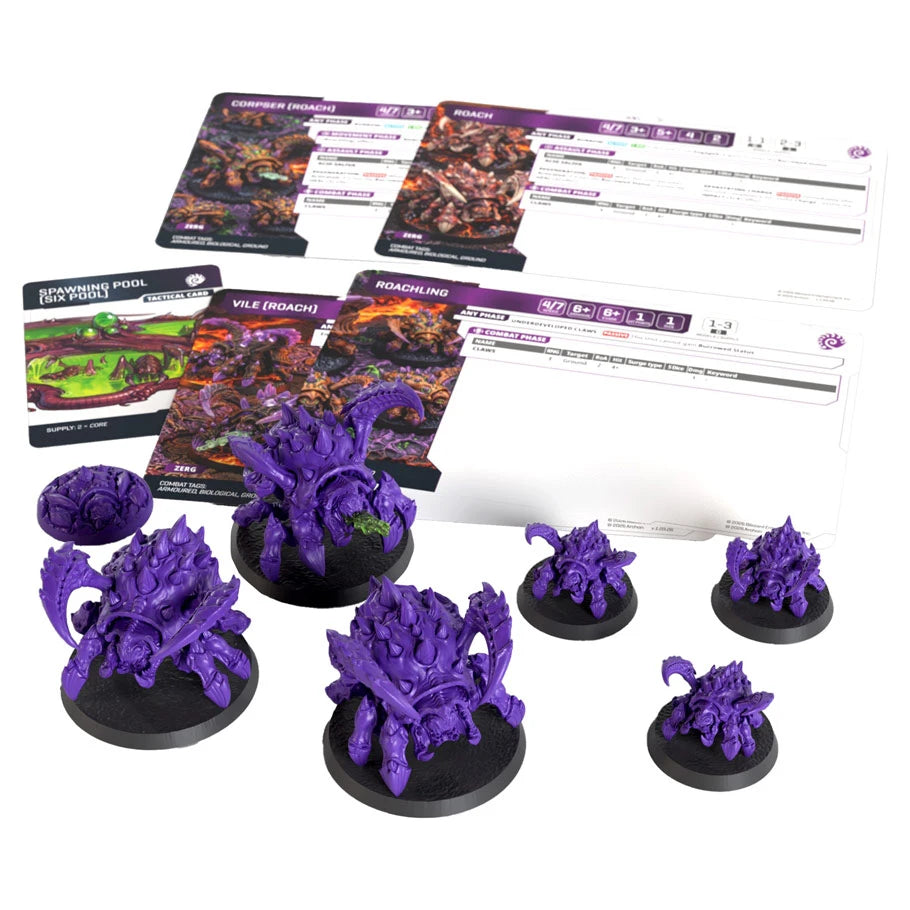 StarCraft Tabletop Miniatures Game - Zerg - Roach Expansion Set