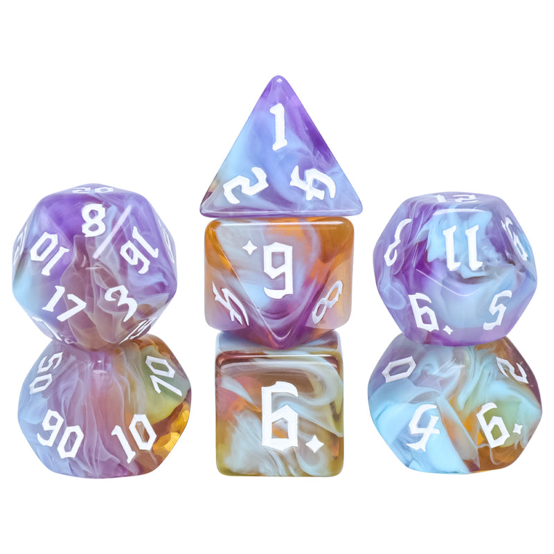 Amethyst Sunset Dice Set