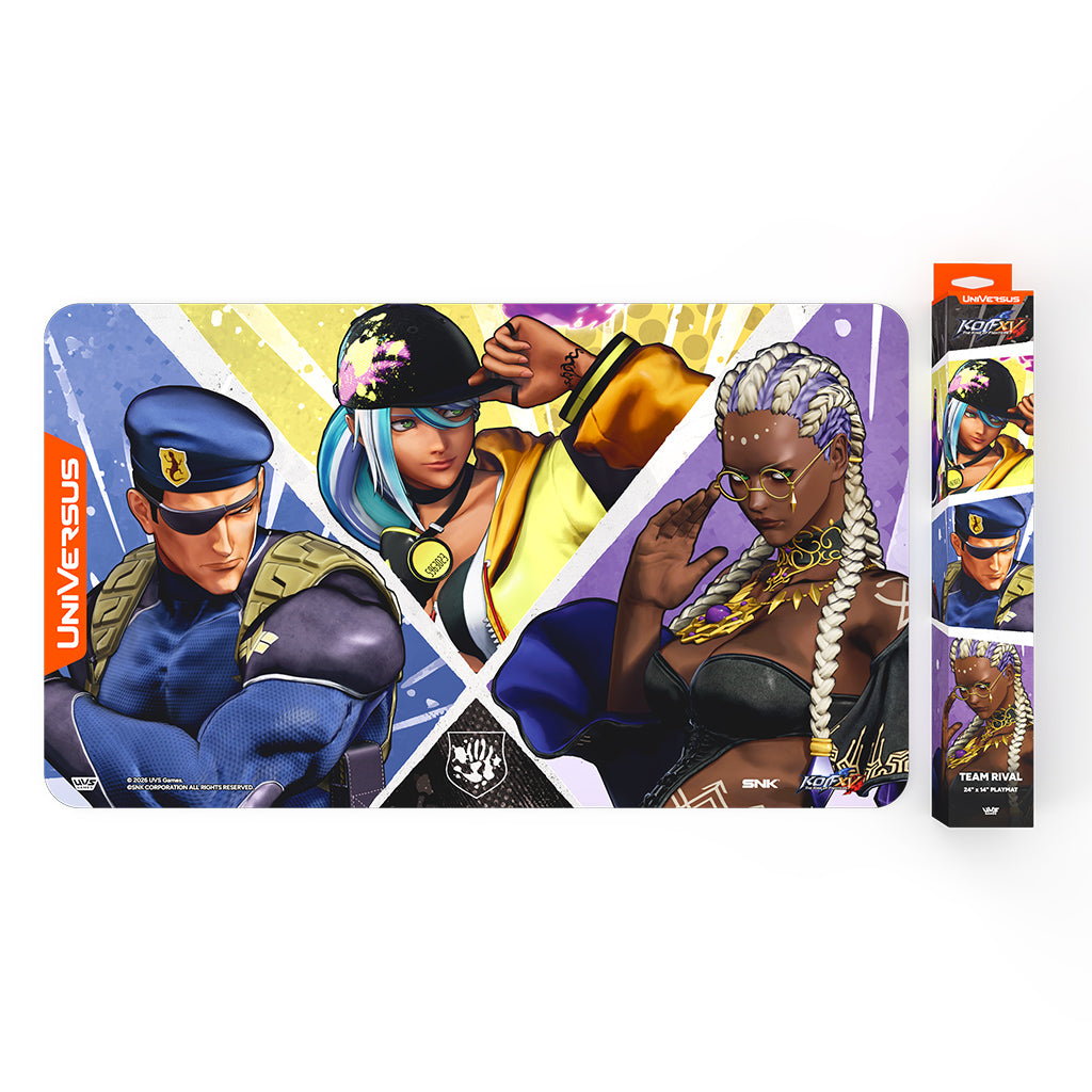 UniVersus CCG - The King of Fighters XV: Challenger Series Team Rival Playmat