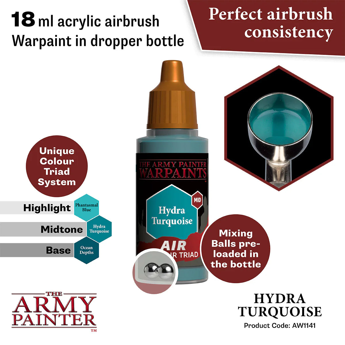 The Army Painter - Warpaints Air - Hydra Turquoise