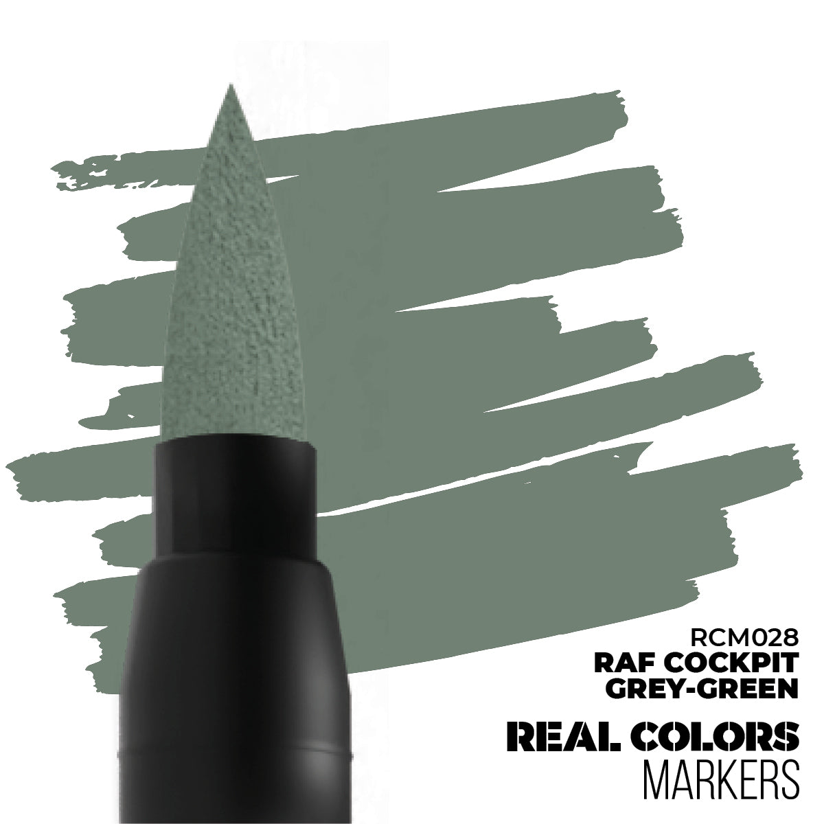 AK Interactive - Real Colors Markers - RAF Cockpit Grey-Green