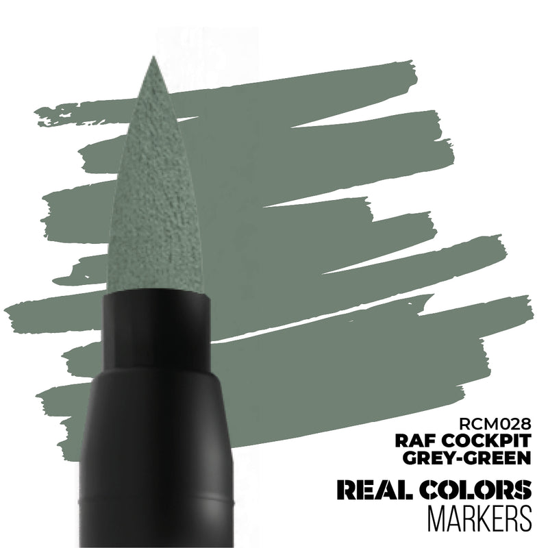 AK Interactive - Real Colors Markers - RAF Cockpit Grey-Green