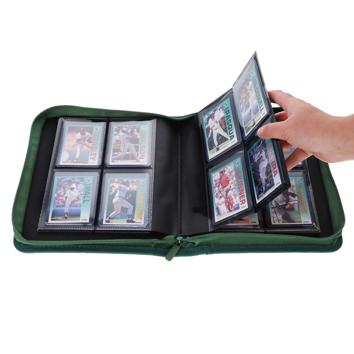 BCW - Z-Folio 4-Pocket LX Album - Toploaders - Green