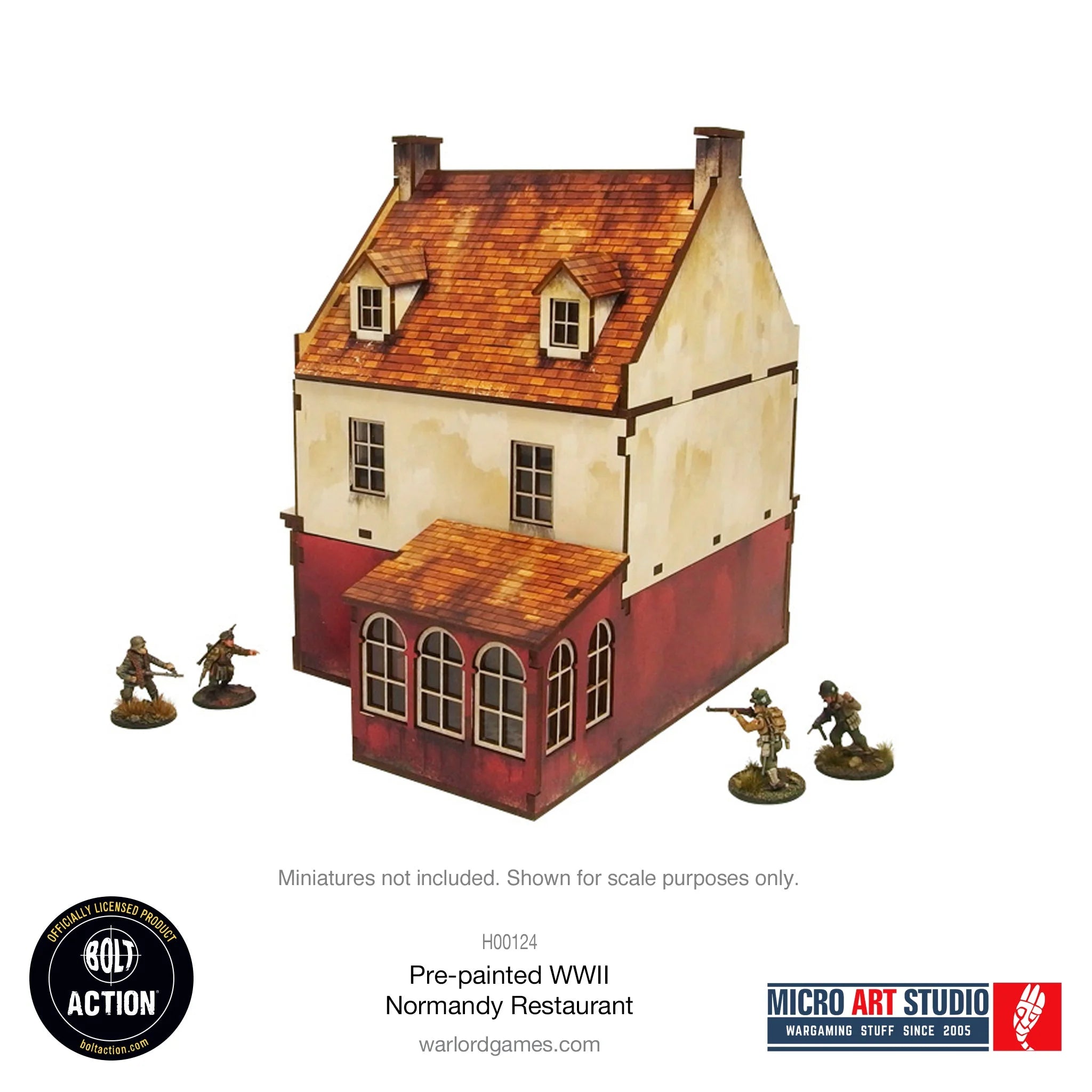 Bolt Action - Pre-painted WW2 Normandy Restaurant