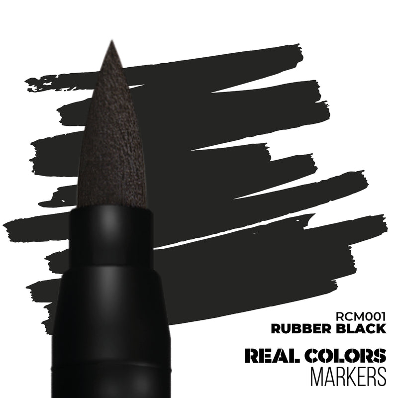 AK Interactive - Real Colors Markers - Rubber Black