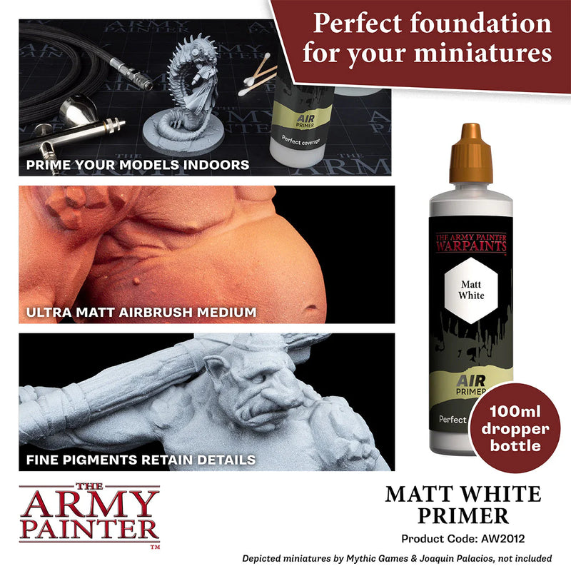 The Army Painter - Air Warpaints - Air Matt White Primer - 100ml