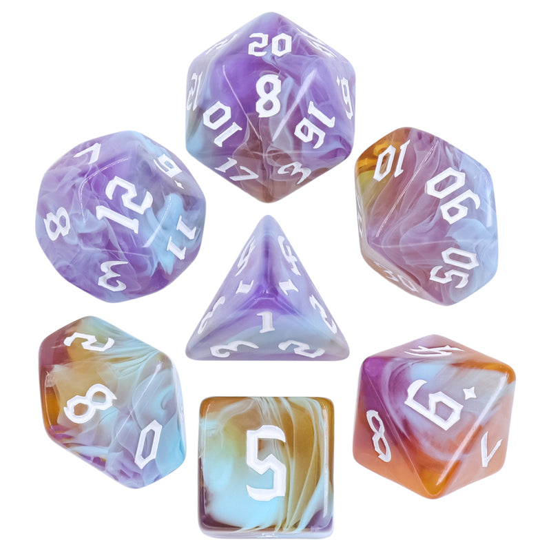 Amethyst Sunset Dice Set