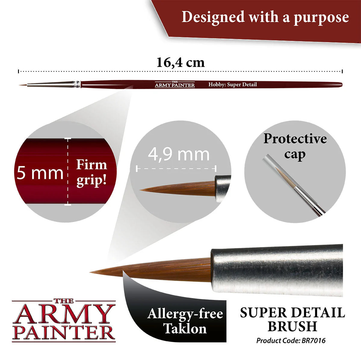 The Army Painter - Wargamer Brush - Super Detail
