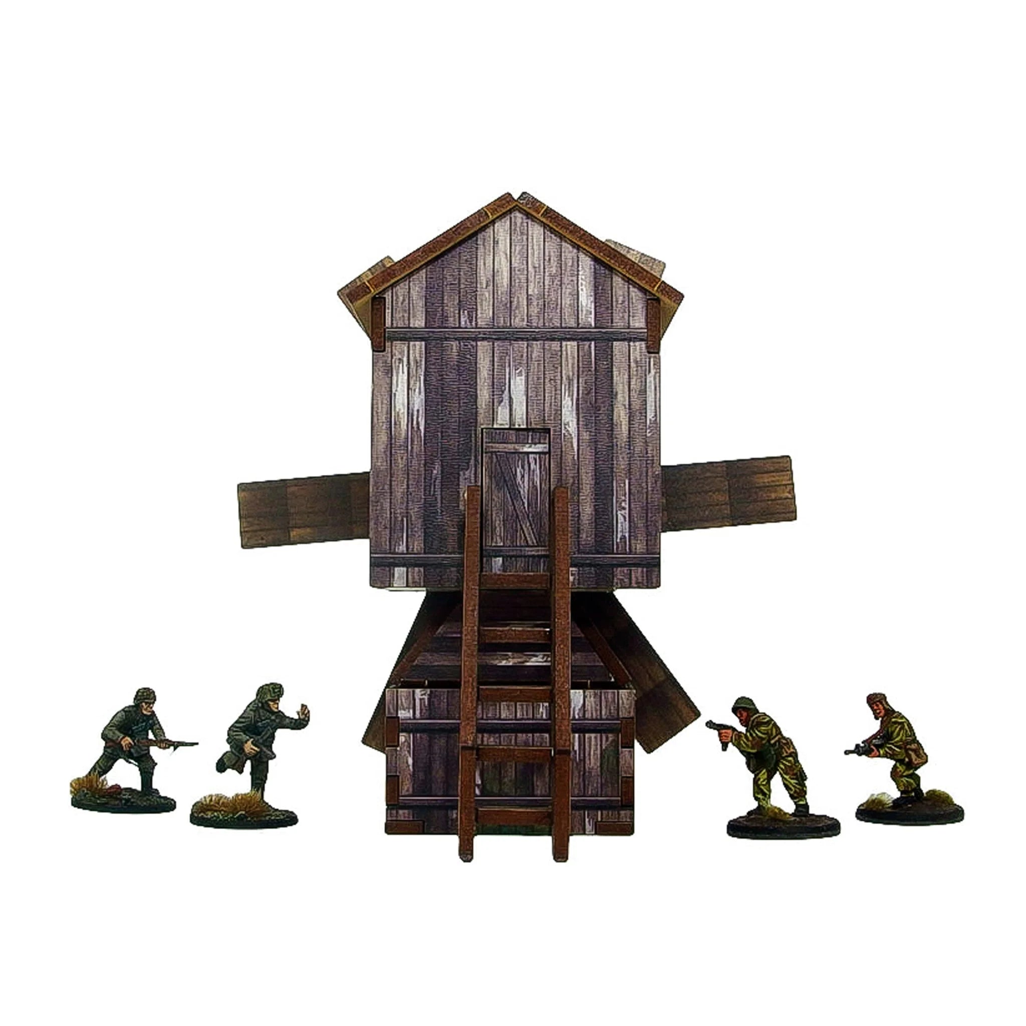 Bolt Action - Pre-Painted WW2 Ostfront Village Windmill