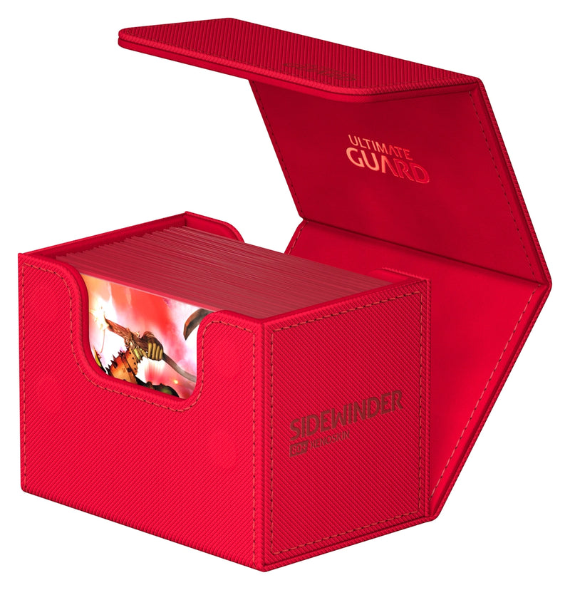 Ultimate Guard - Sidewinder 80+ Xenoskin Monocolor - Red