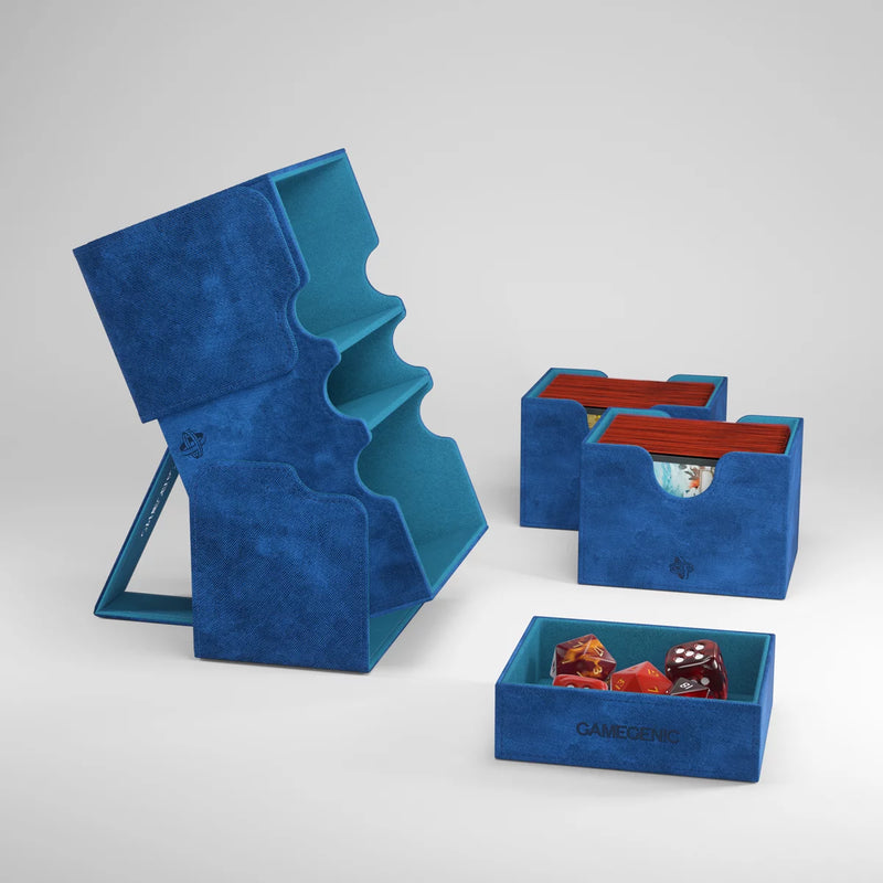Gamegenic - Stronghold Deck Box 200+ - Blue