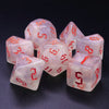 The Chaos - Red Font - 7ct Dice Set