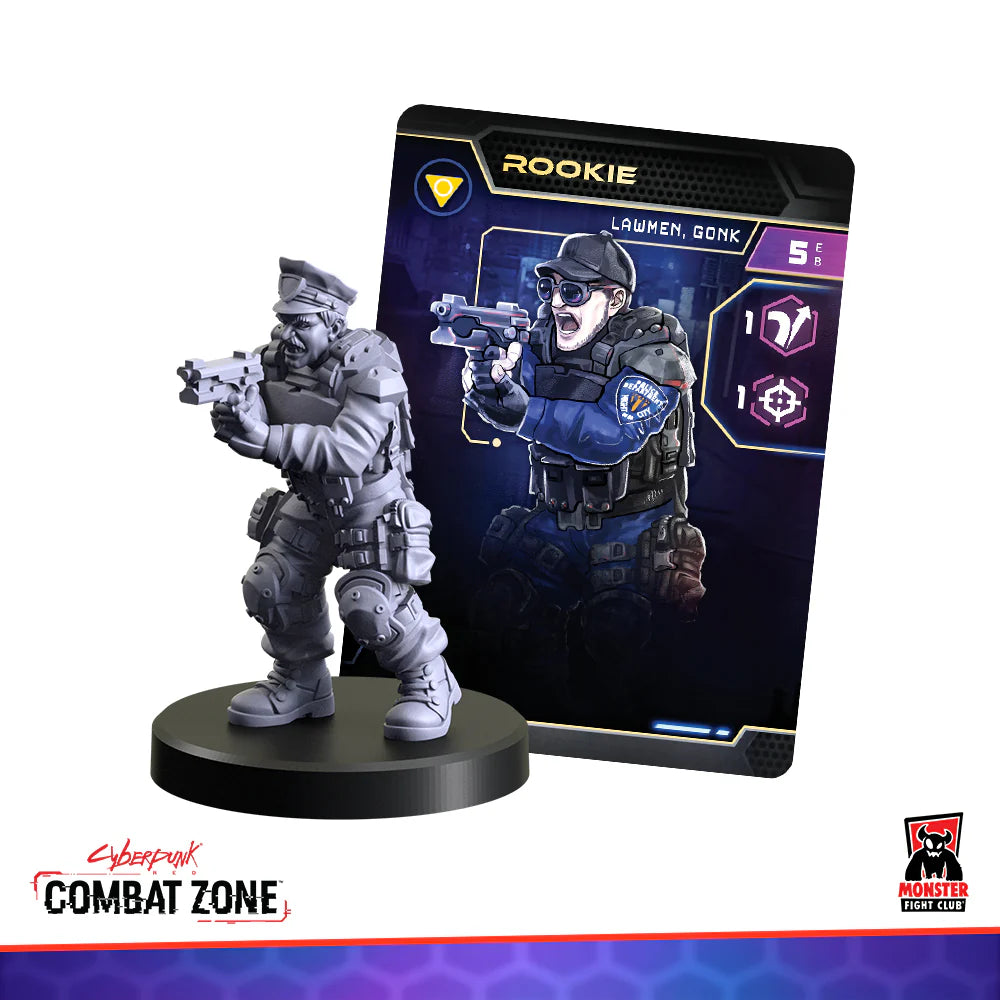 Cyberpunk RED Combat Zone - The Beat (Lawmen Gonks)
