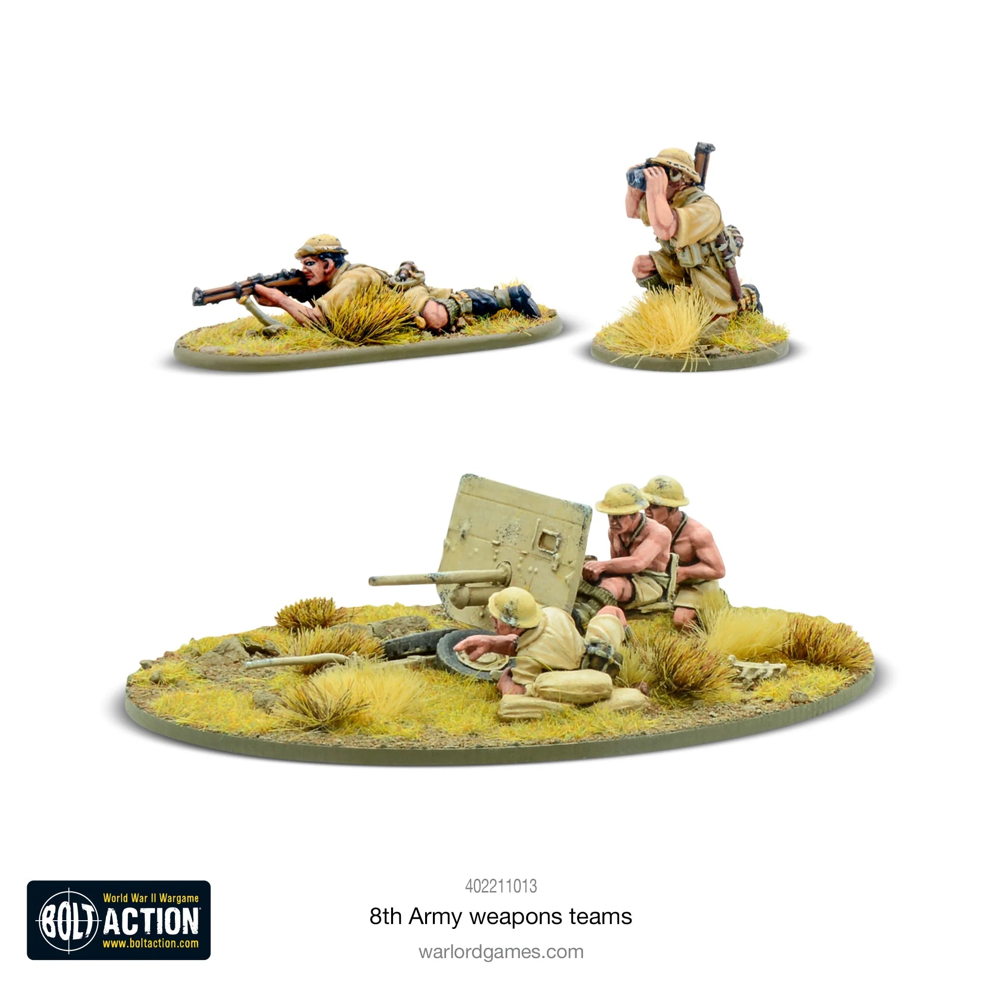 Bolt Action - 8th Army weapons teams