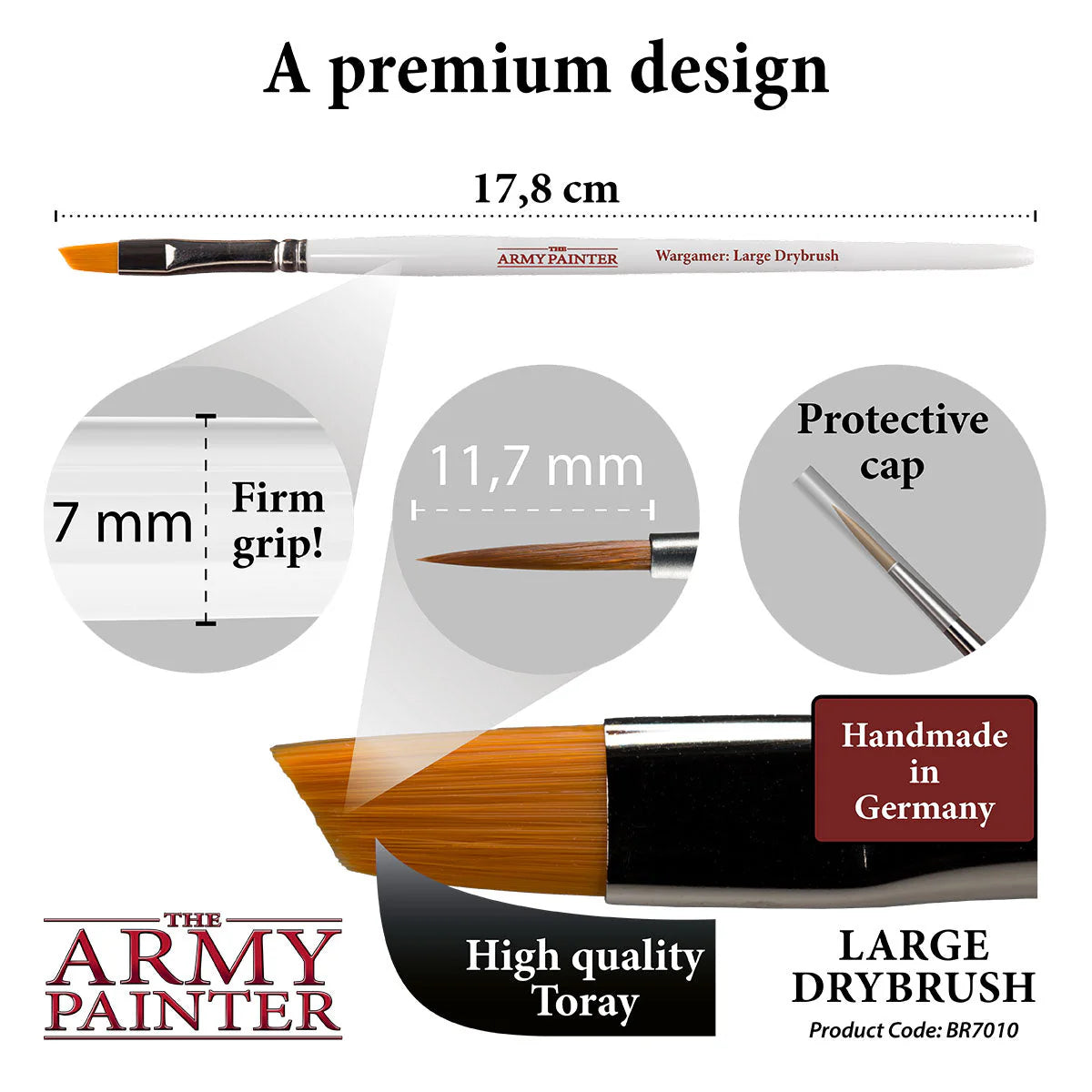 The Army Painter - Wargamer Brush - Large Drybrush