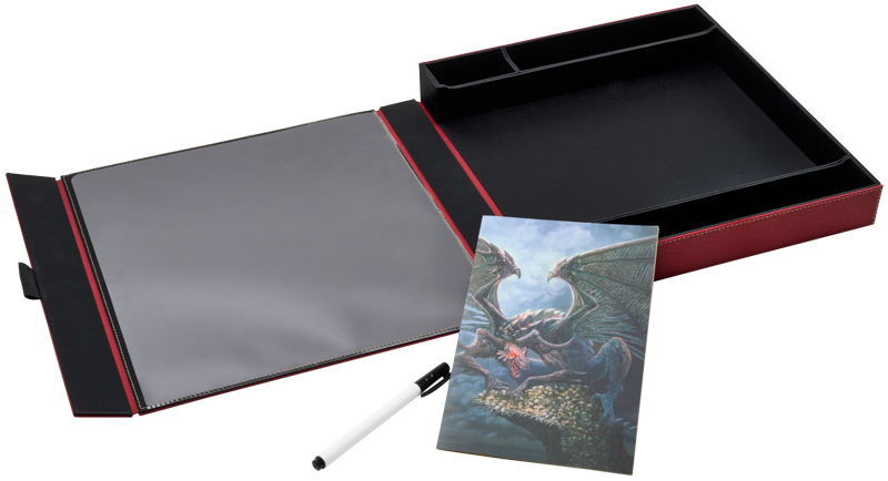 Dragon Shield - RPG Player Companion - Blood Red