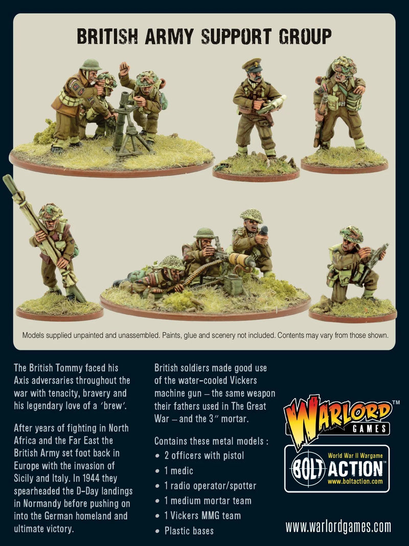 Bolt Action - British Army Support Group