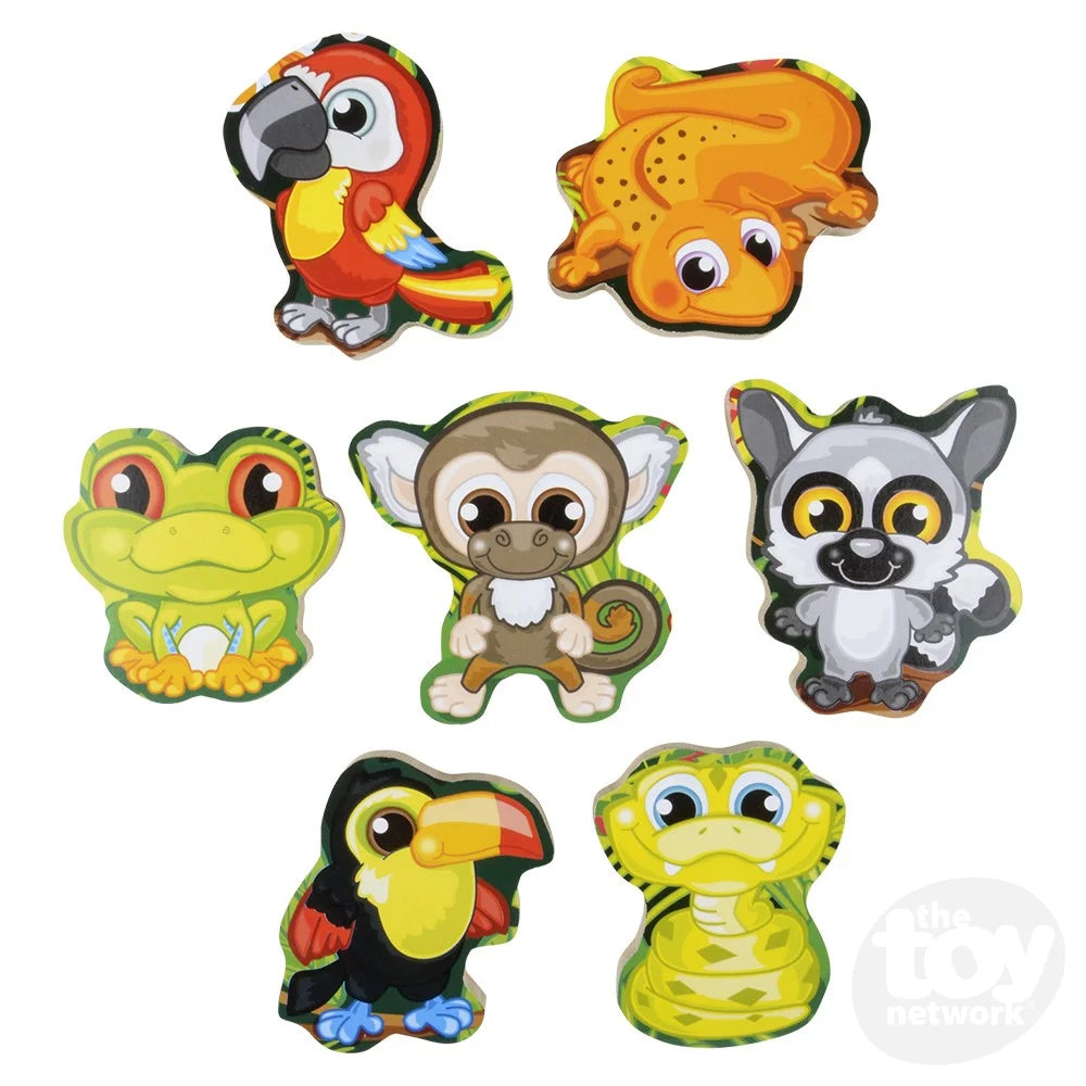 Chunky Rainforest Puzzle 7 PC 11.75" X 10.25"