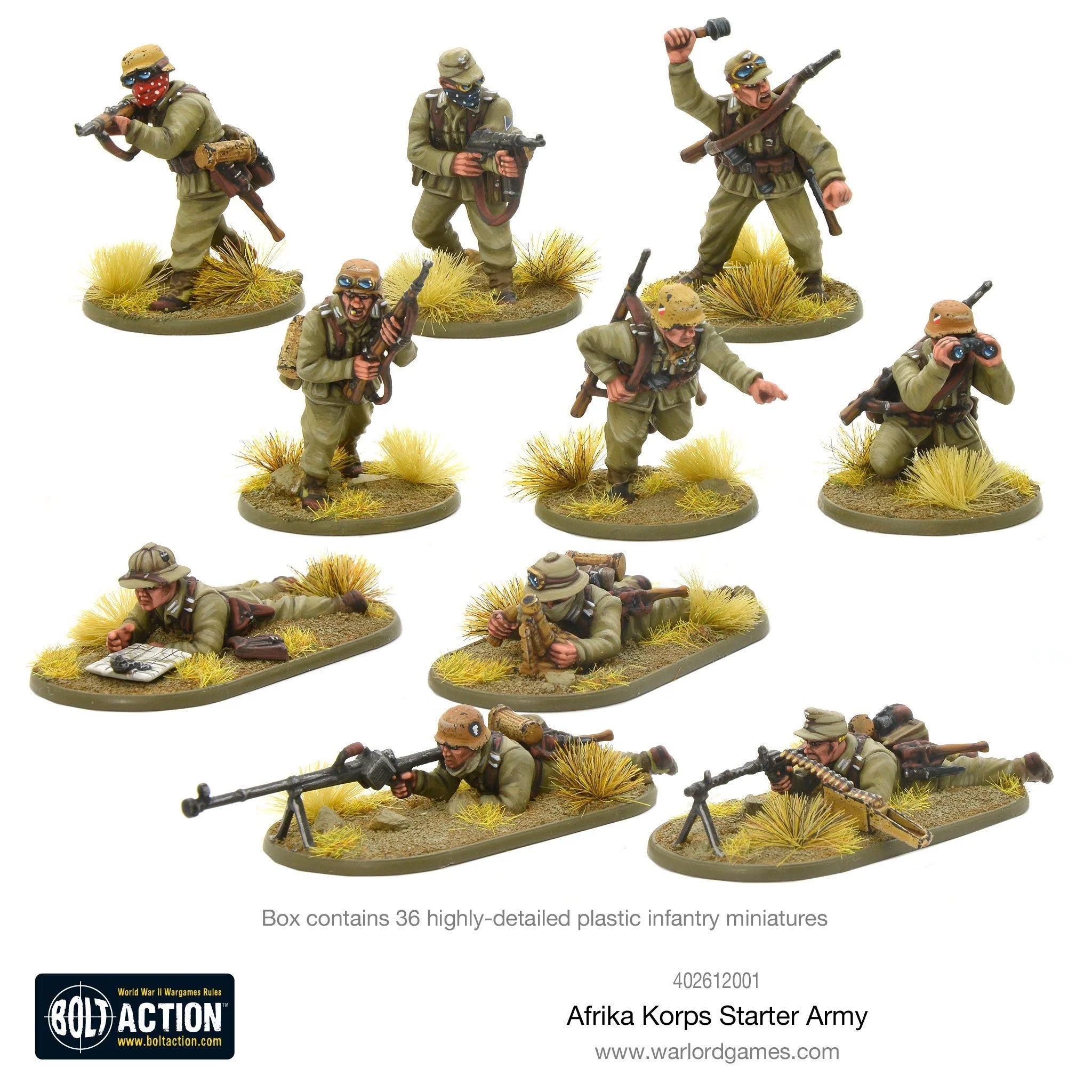 Bolt Action - German Army Starter Set - Afrika Korps