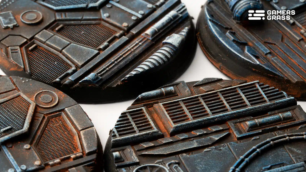 Gamers Grass - Battle Ready Bases - Spaceship Corridor - 50mm (3)