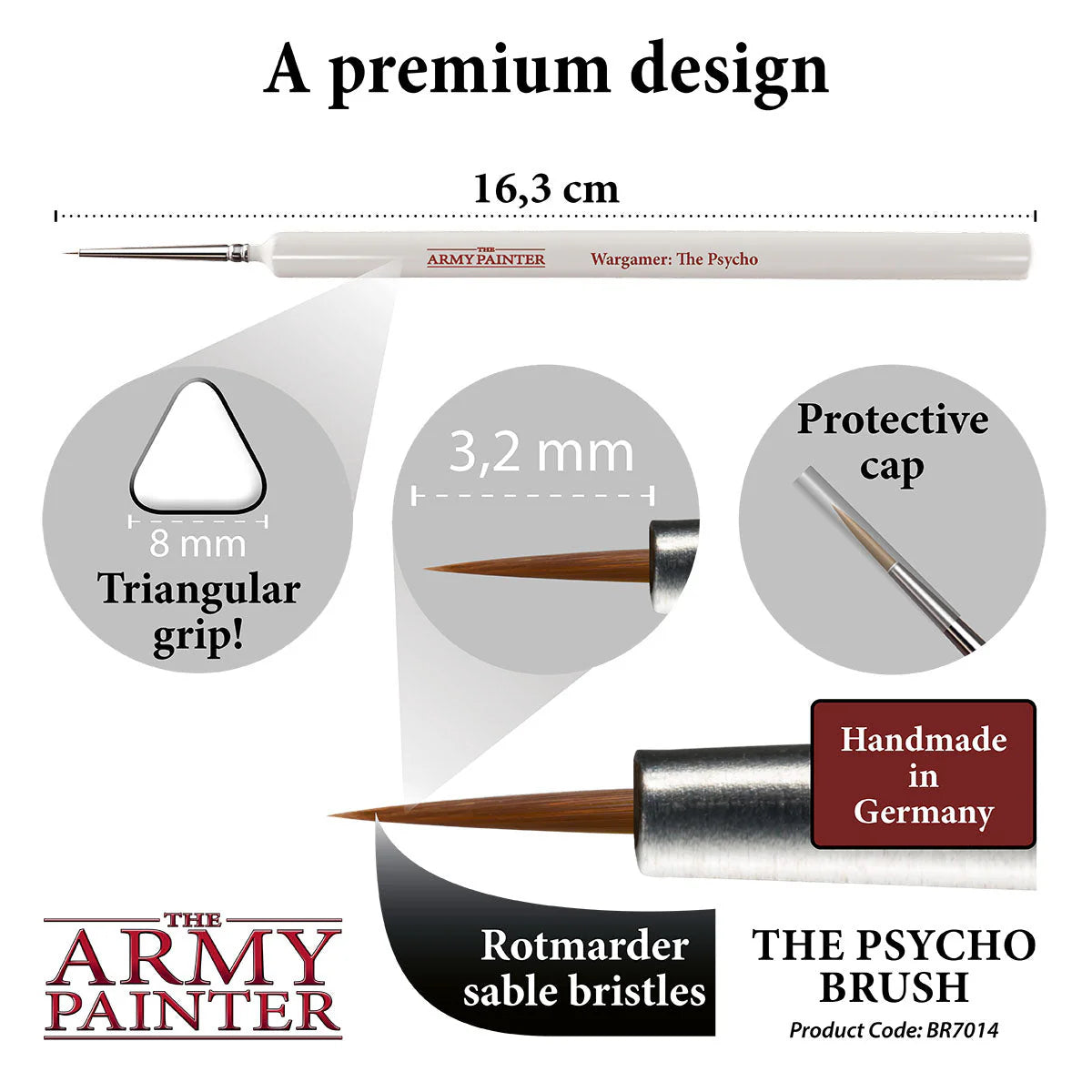 The Army Painter - Wargamer Brush - The Psycho