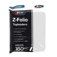 BCW - Z-Folio 4-Pocket LX Album - Toploaders - White