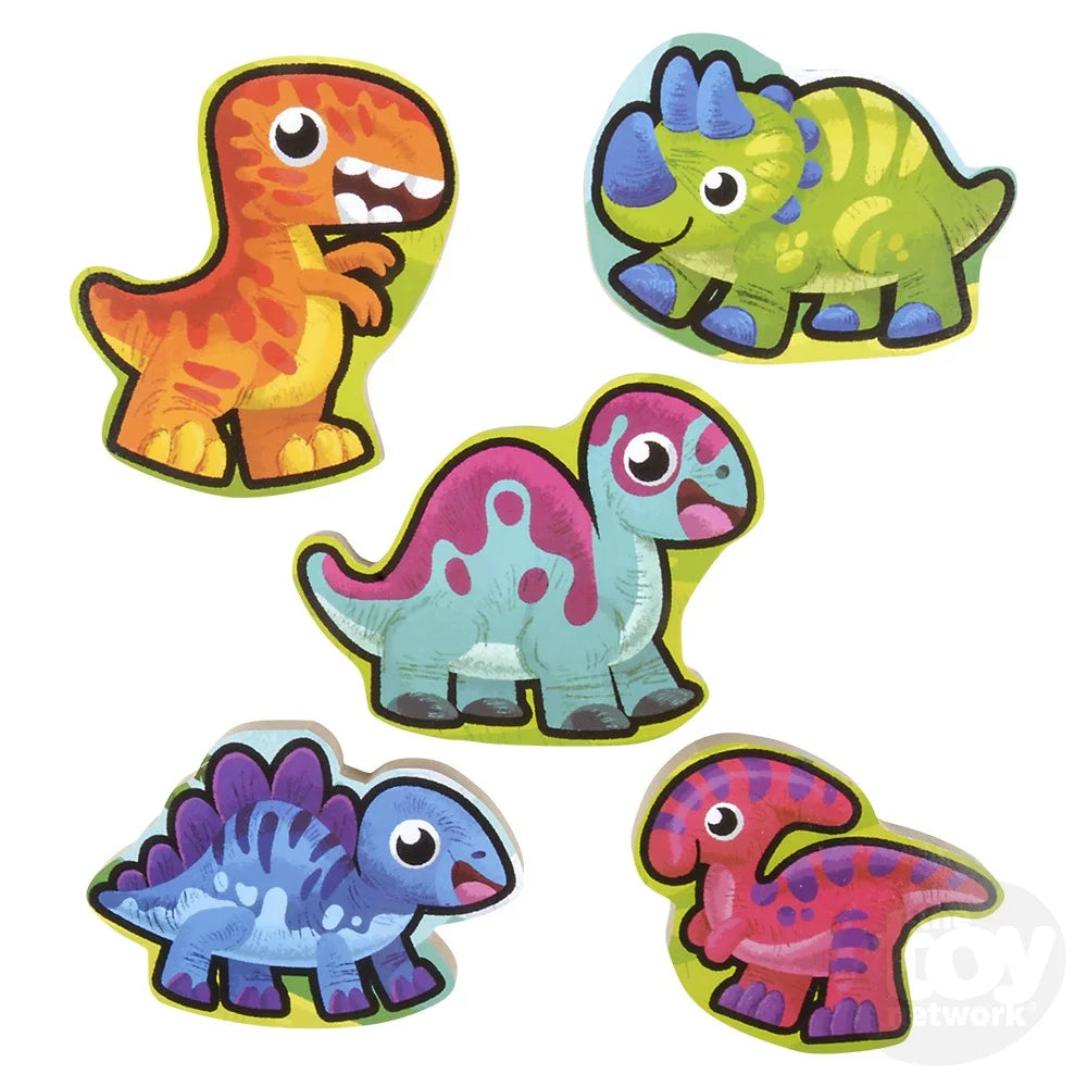 Chunky Dinosaur Puzzle 6pc 11.75" X 10.25"