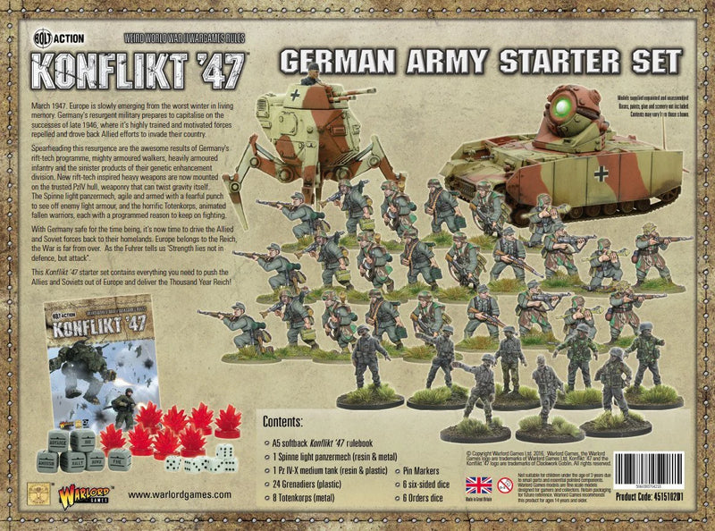 Bolt Action - Konflikt '47 - German Starter Set