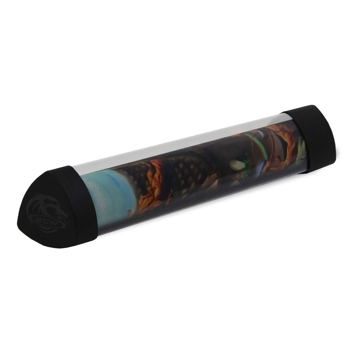 BCW - Playmat Tube with Dice Cap - Black