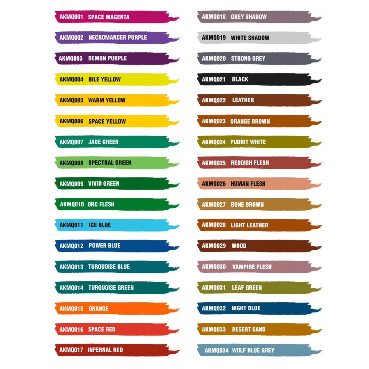 AK Interactive - Special Box Full Range Quick Markers 34 Units