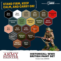 Army Painter - Warpaints Fanatic - World War II British Paint Set