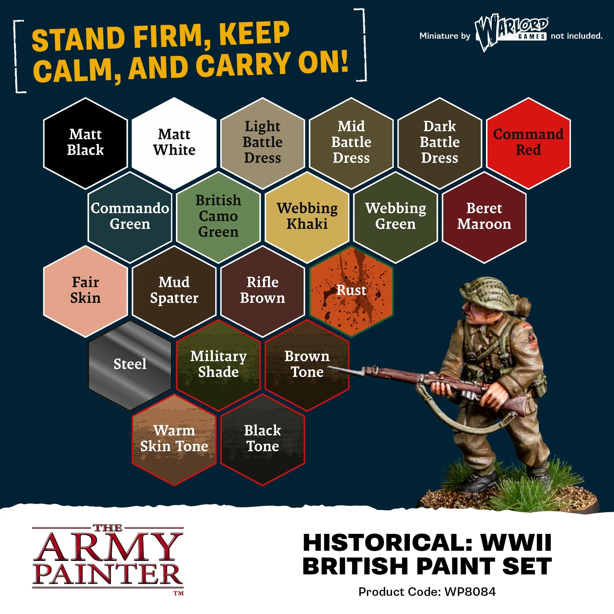 Army Painter - Warpaints Fanatic - World War II British Paint Set