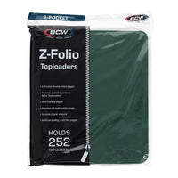 BCW - Z-Folio 9-Pocket LX Album - Toploaders - Green
